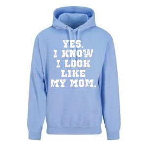 Yes I Know I Look Like My Mom Unisex Surf Hoodie