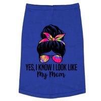 Yes I Know I Look Like My Mom Funny Son Daughter Quotes Gift Doggie Tank