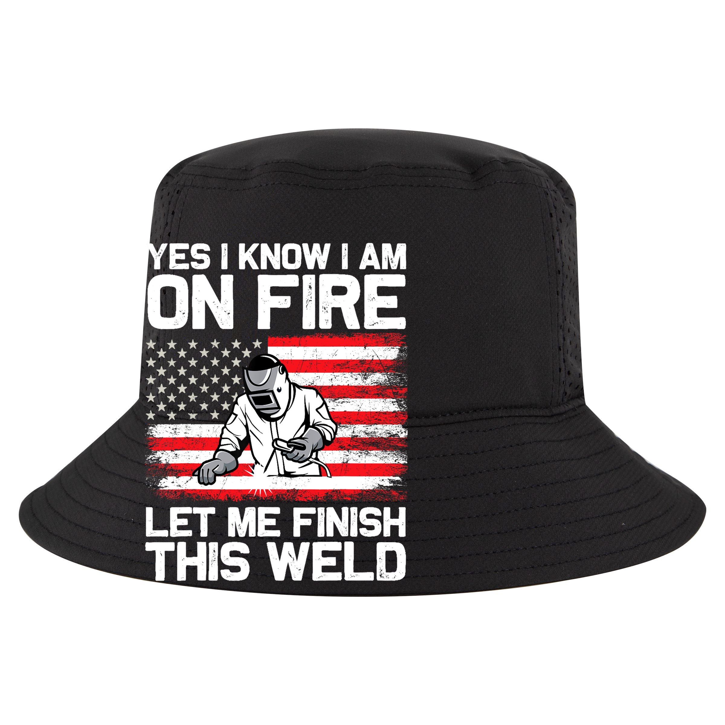 Yes I Know Im On Fire Let Me Finish This Weld 15oz Campfire Ceramic Mug