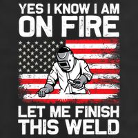 Yes I Know Im On Fire Let Me Finish This Weld 15oz Campfire Ceramic Mug