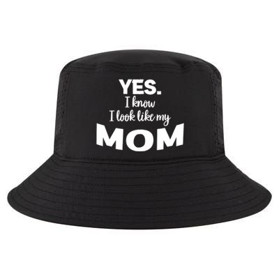 Yes I Know I Look Like My Mom Funny Daughter My Mom Print Cool Comfort Performance Bucket Hat