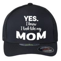 Yes I Know I Look Like My Mom Funny Daughter My Mom Print Flexfit Unipanel Trucker Cap