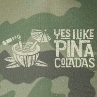 Yes I Like Piña Coladas Retro Tiki Cocktail Design Legacy Tie Dye Trucker Hat