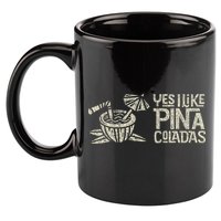 Yes I Like Piña Coladas Retro Tiki Cocktail Design 11oz C Handle Ceramic Mug
