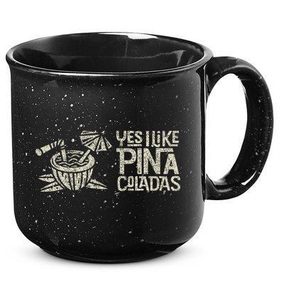 Yes I Like Piña Coladas Retro Tiki Cocktail Design 15oz Campfire Ceramic Mug