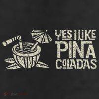Yes I Like Piña Coladas Retro Tiki Cocktail Design Beanie