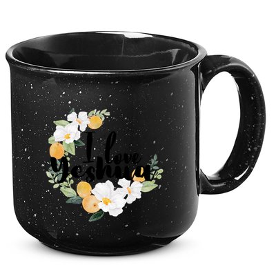 Yeshua I Love Yeshua Hebrew Roots Jesus Christian Messianic Funny Gift 15oz Campfire Ceramic Mug