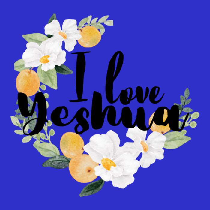 Yeshua I Love Yeshua Hebrew Roots Jesus Christian Messianic Funny Gift Button