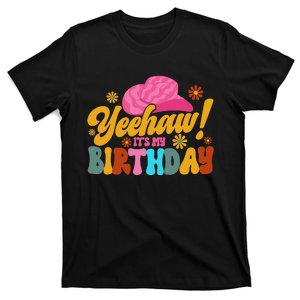 Yeehaw! It's My Birthday Horse Bronc Riding Rodeo Cow T-Shirt