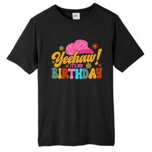 Yeehaw! It's My Birthday Horse Bronc Riding Rodeo Cow Tall Fusion ChromaSoft Performance T-Shirt