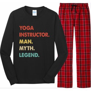 Yoga Instructor Myth Legend Gift Long Sleeve Pajama Set