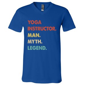 Yoga Instructor Myth Legend Gift V-Neck T-Shirt