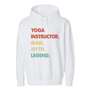 Yoga Instructor Myth Legend Gift Garment-Dyed Fleece Hoodie