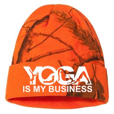 Yoga Is My Business Yoga Instructor Yoga Teacher Funny Gift Kati Licensed 12" Camo Beanie