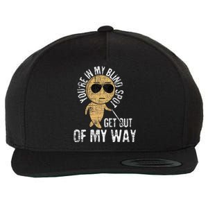 YouRe In My Blind Spot Blindness Visual Impairment Vision Wool Snapback Cap