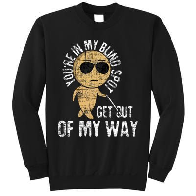 Youre In My Blind Spot Blindness Visual Impairment Vision Sweatshirt