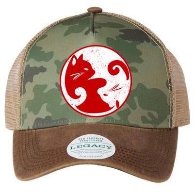 Yin Yang Cat Legacy Tie Dye Trucker Hat