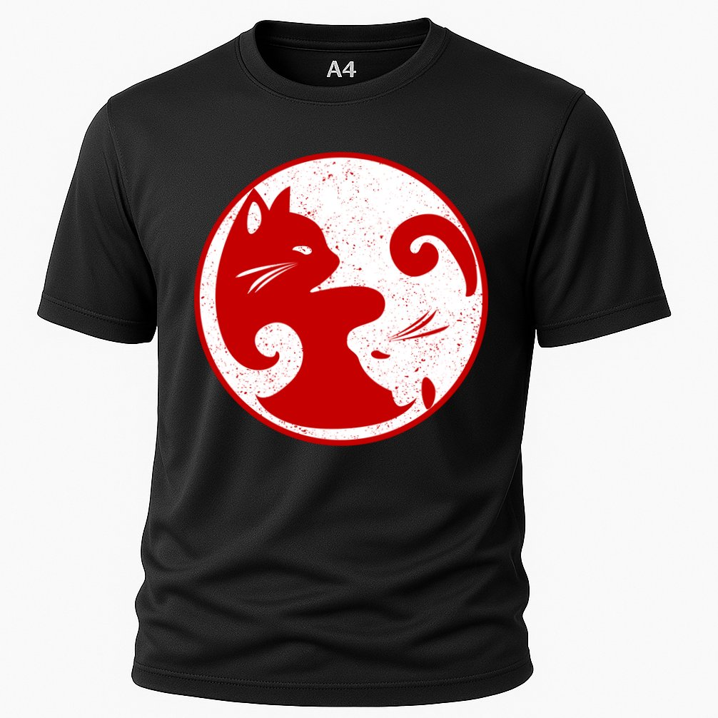 Yin Yang Cat Performance Shirt