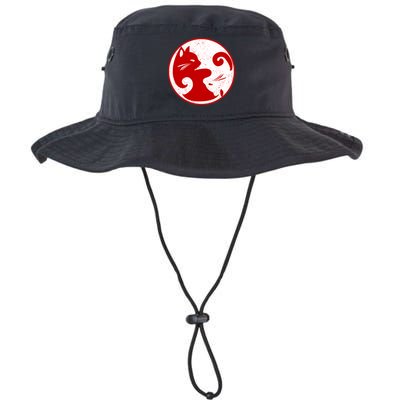 Yin Yang Cat Bucket Hat