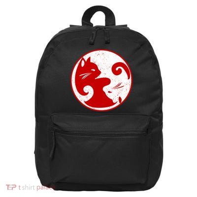 Yin Yang Cat 16 in Basic Backpack