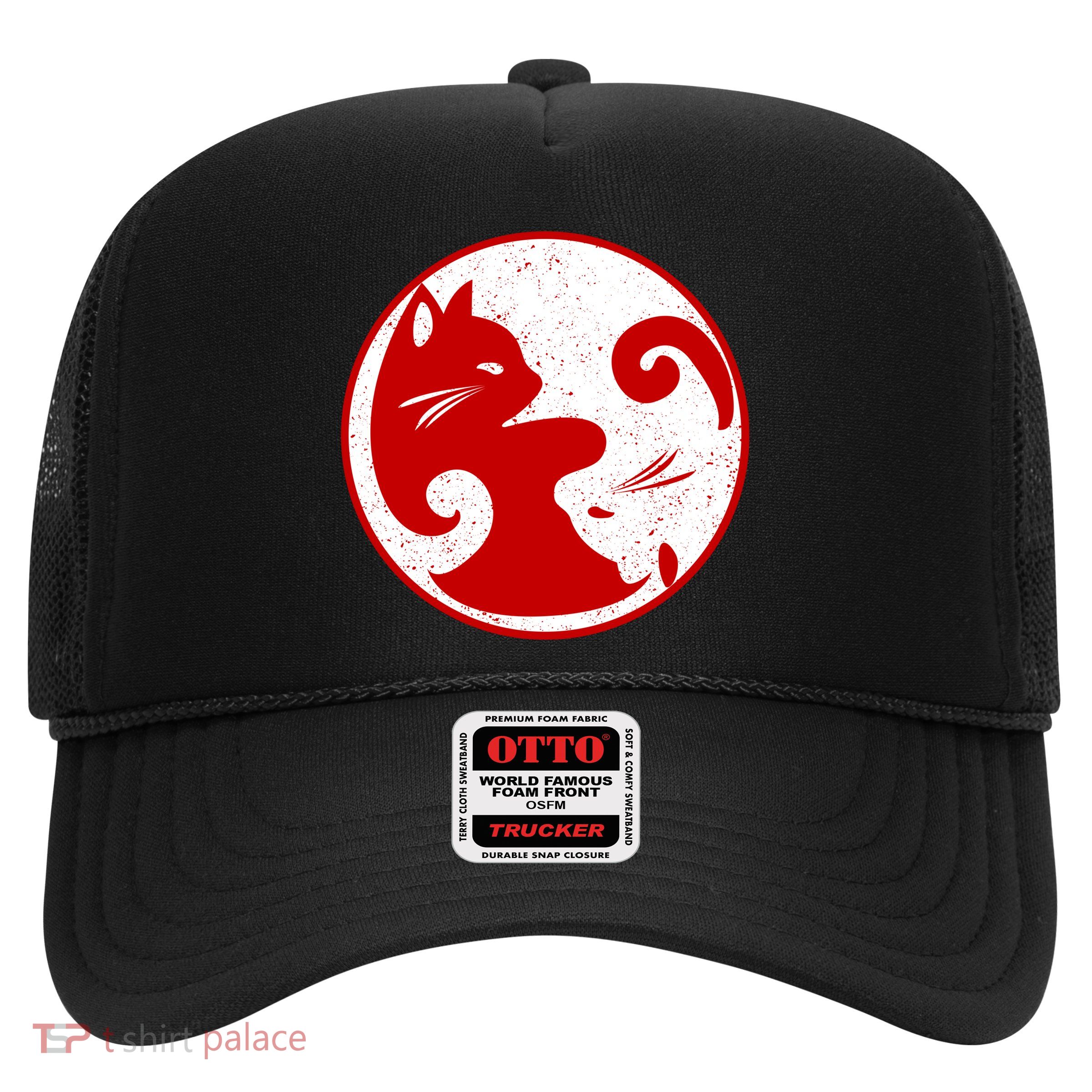 Yin Yang Cat Trucker Hat