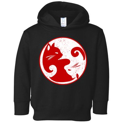 Yin Yang Cat Toddler Hoodie