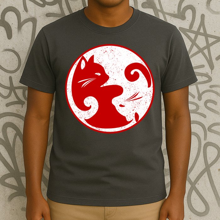 Yin Yang Cat T-Shirt