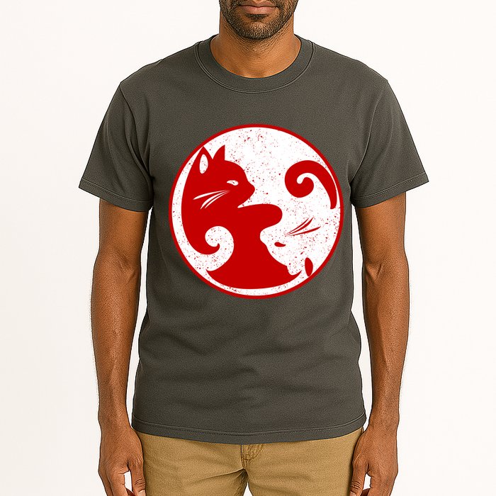 Yin Yang Cat Tall T-Shirt