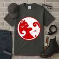 Yin Yang Cat Tall T-Shirt