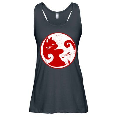 Yin Yang Cat Ladies Essential Flowy Tank