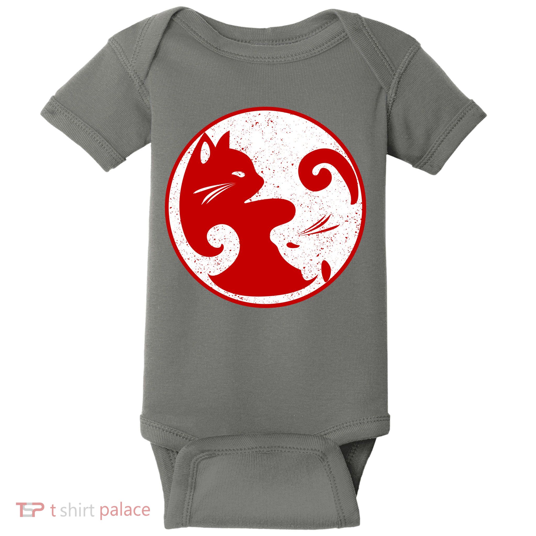 Yin Yang Cat Baby Bodysuit
