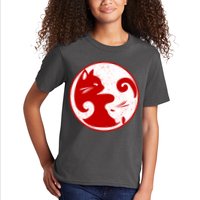 Yin Yang Cat Kids T-Shirt