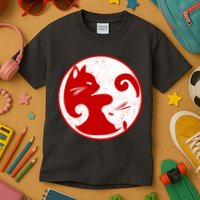 Yin Yang Cat Kids T-Shirt