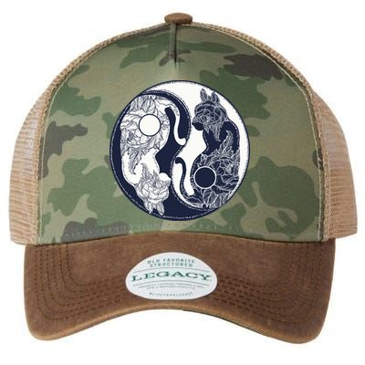 Yin Yang Cat Logo Legacy Tie Dye Trucker Hat