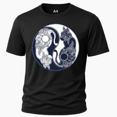 Yin Yang Cat Logo Performance Shirt