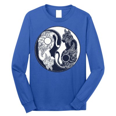 Yin Yang Cat Logo Long Sleeve Shirt