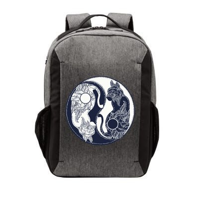 Yin Yang Cat Logo Vector Backpack