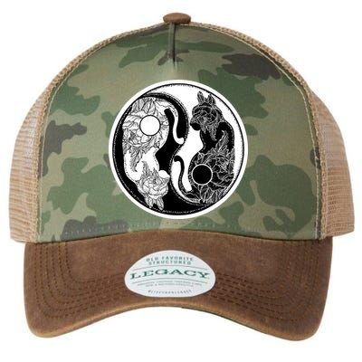 Yin-Yang Cats Legacy Tie Dye Trucker Hat