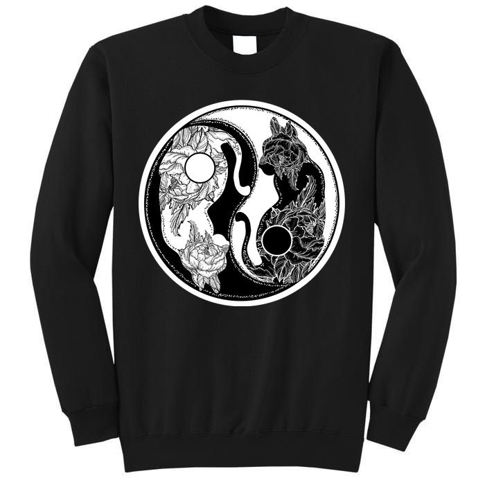 Yin-Yang Cats Sweatshirt