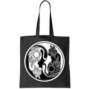 Yin-Yang Cats Tote Bag