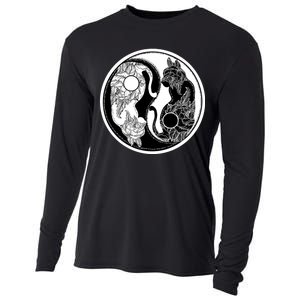 Yin-Yang Cats Cooling Performance Long Sleeve Crew