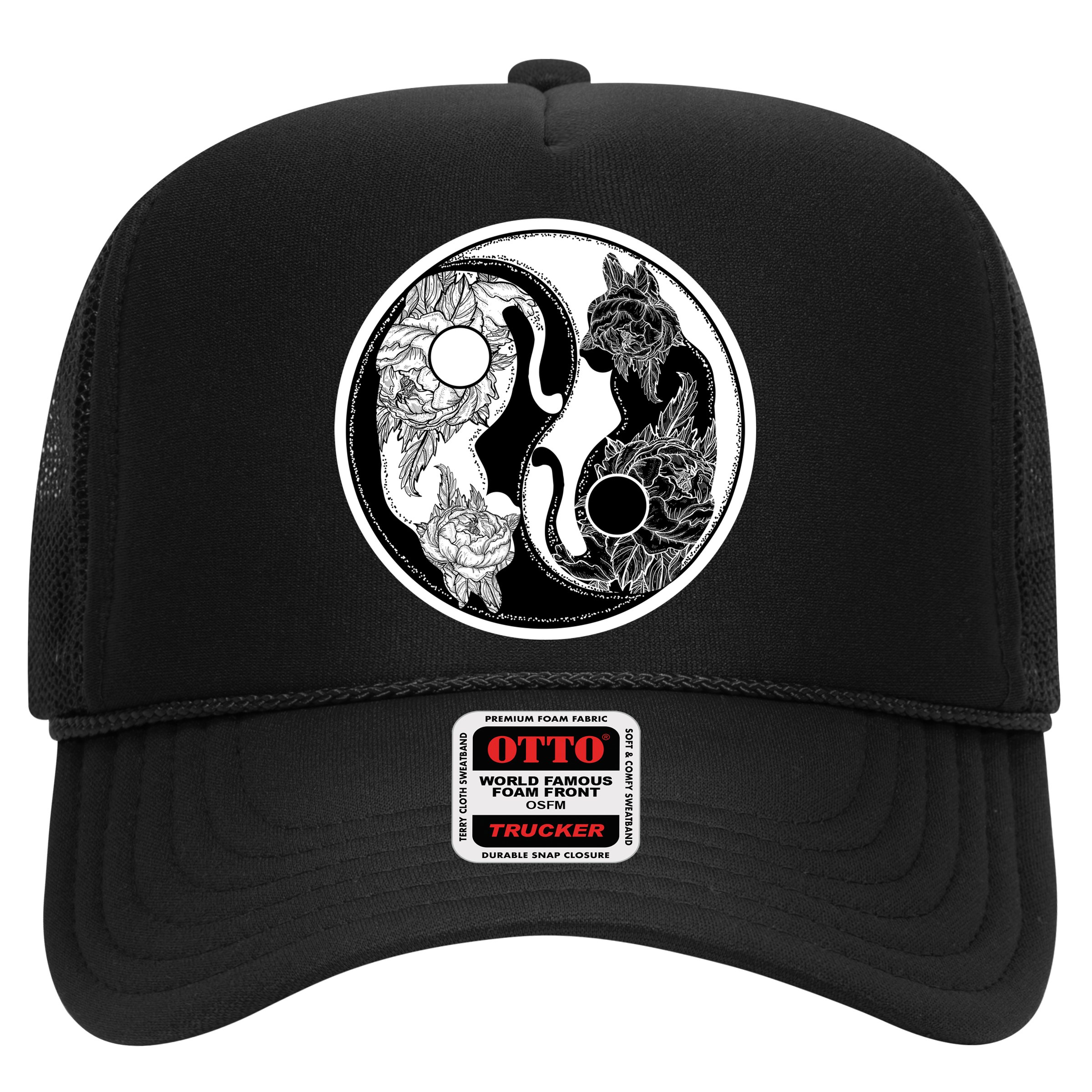 Yin-Yang Cats Hat