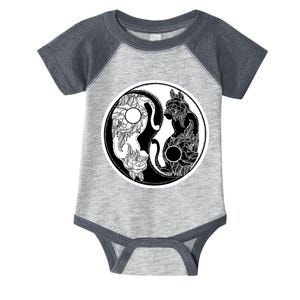 Yin-Yang Cats Infant Baby Jersey Bodysuit