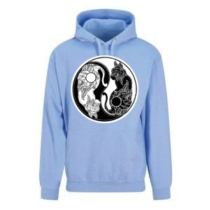 Yin-Yang Cats Unisex Surf Hoodie