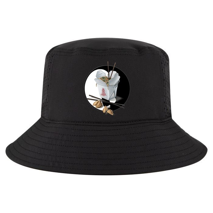 Yin Yang Takeout Chinese Cool Comfort Performance Bucket Hat