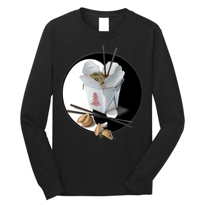 Yin Yang Takeout Chinese Long Sleeve Shirt