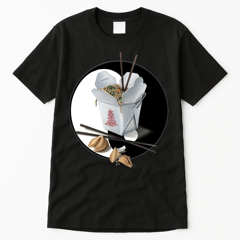 Yin Yang Takeout Chinese Tall T-Shirt