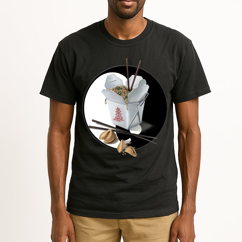 Yin Yang Takeout Chinese Tall T-Shirt