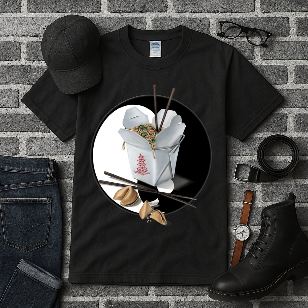 Yin Yang Takeout Chinese Tall T-Shirt