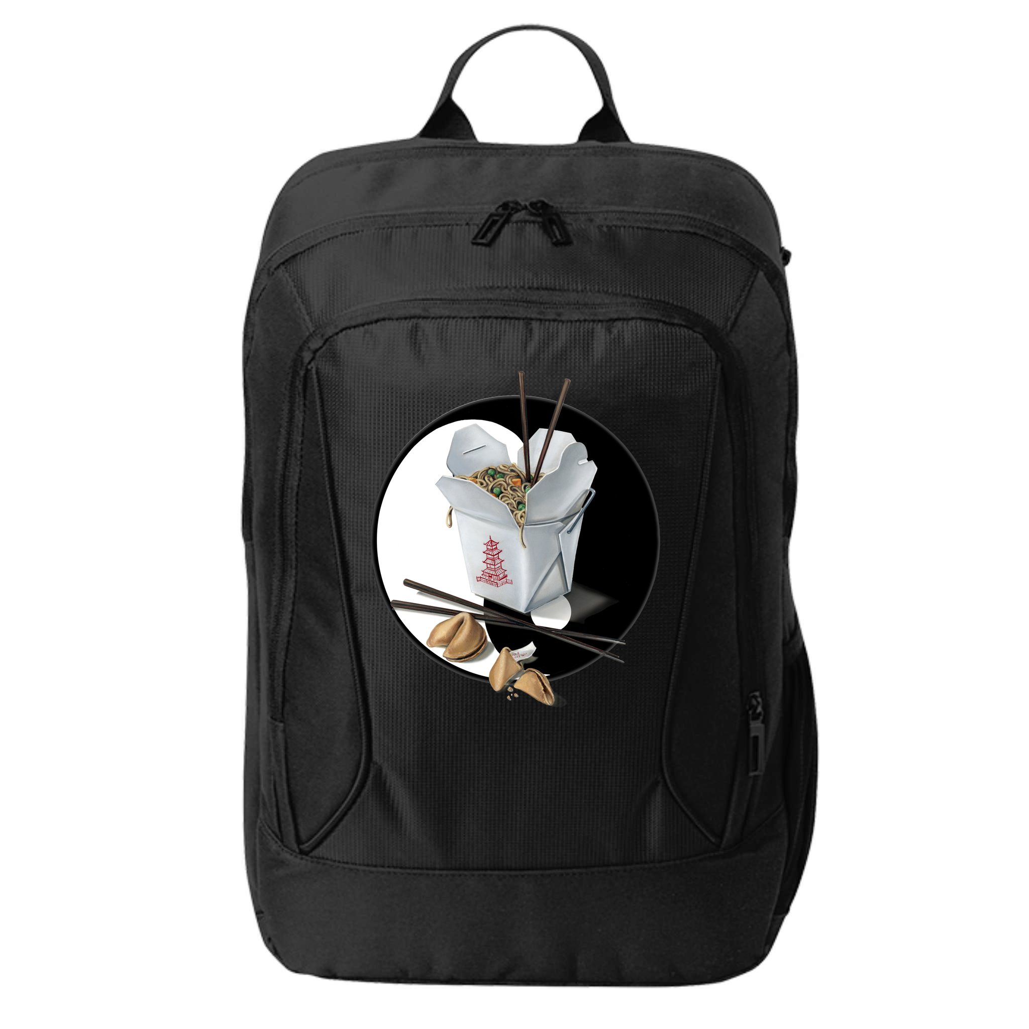 Yin Yang Takeout Chinese City Backpack